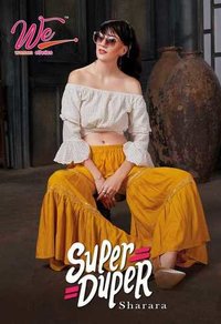Super Duper Rayon Westurn Sharara Catalogue Set
