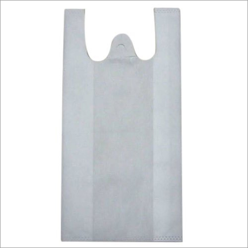 White Non Woven W Cut Bag