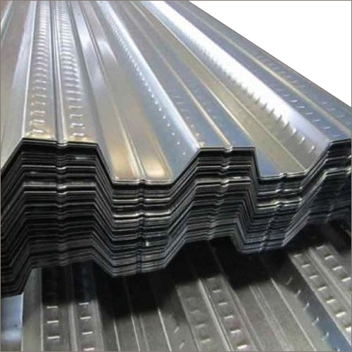 Silver Galavnized Decking Metal Sheet By SWETHA ROOFING INDUSTRIES