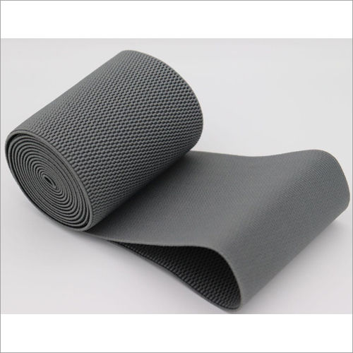 Gray Woven Honeycomb Elastic