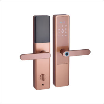 Fingerprint Door Lock - Color: Copper