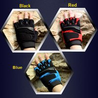Outdoor Gloves - Breathable Cloth, Half-finger Design | Protect Hands During Cycling, Mountain Climbing, And Fitness Activities, Available In Sizes M, L, Xl