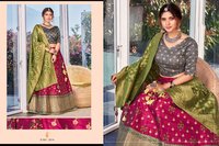 Sitara Bridal Designer Silk Lehenga Choli Catalogue Set