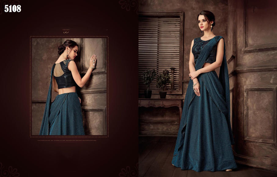 Sarabella Jacquard Wedding Wear Lehenga Set