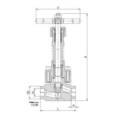 cryogenic globe valve DGJ