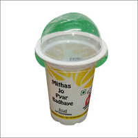 200ml Glass With Dome Lid