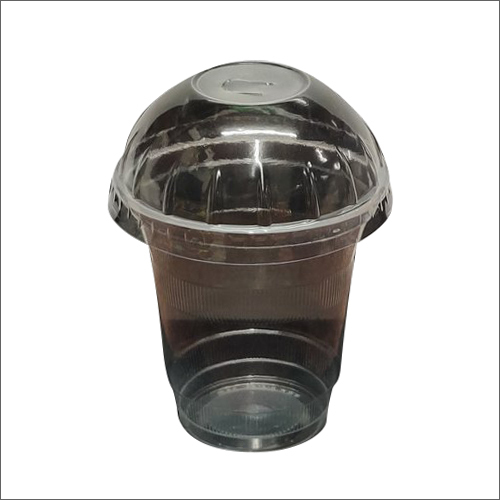 300ml Glass With Dome Lid