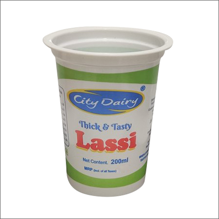 225ml Printed Lassi Packaging Glass