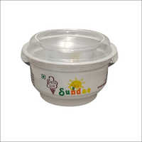 100ml Printed Ice Cream Cup With Lid
