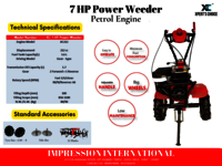 XPERTS CHOICE 7 HP Petrol Power Weeder