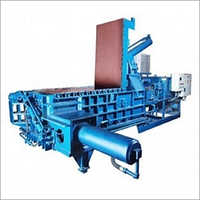 Hydraulic Scrap Baling Press Machine - Ms Material, 220-440 Voltage | Blue Color, Plc Control, Automatic Grade, 1 Year Warranty