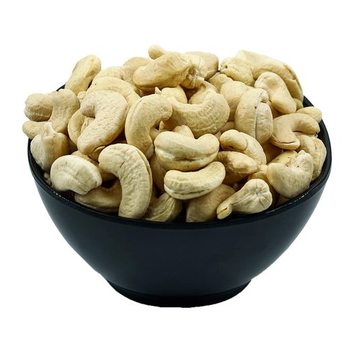 Cashew Nut Kernels - W240, W320 Grade, Steam Boiled, 10kg Vacuum Sealed Packing | 5% Moisture Max, 5% Broken Max, 1% Admixture Max, 2 Year Shelf Life