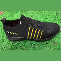 Black Unisex Athletic Sports Shoes
