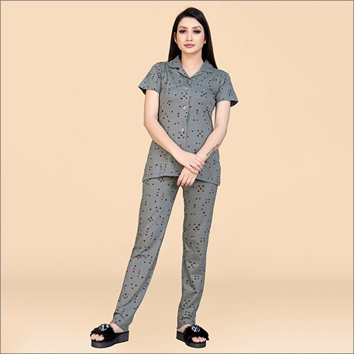 All Type Of Color Available Ladies Printed Comfortable Pant Night Suit