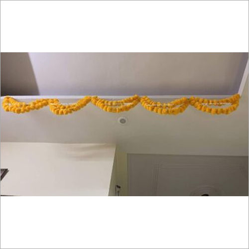 26 x 9.5 Inch Sphinx Artificial Marigold Fluffy Flowers Double Lines Hanging Loops