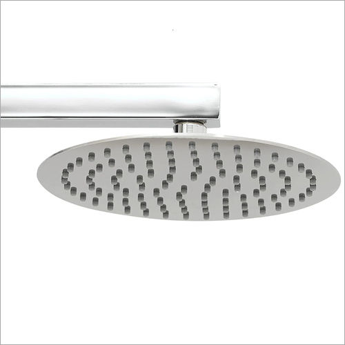 Oval 6X6 Inch 304 Stainless Steel Polished Trident Round Overhead Shower