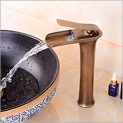 Brass Antiaue Single Lever Basin Mixer Tap With Procision For Hot and Cold Water