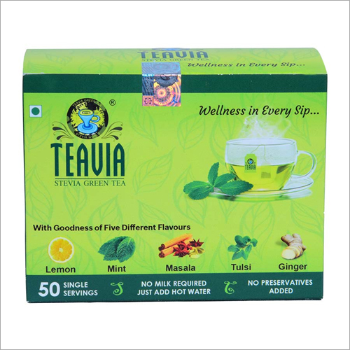 Teavia Stevia 50 Tea Bag Green Tea