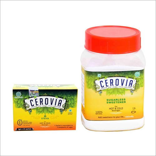 Cerovia 100gm Stevia Powder and Cerovia 25x1gm Stevia Sachet