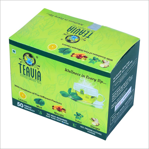 Teavia Stevia 50 Tea Bag Green Tea