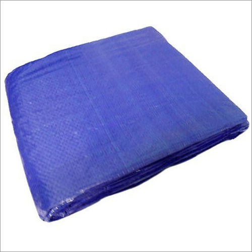 Blue Pe Plain Tarpaulin