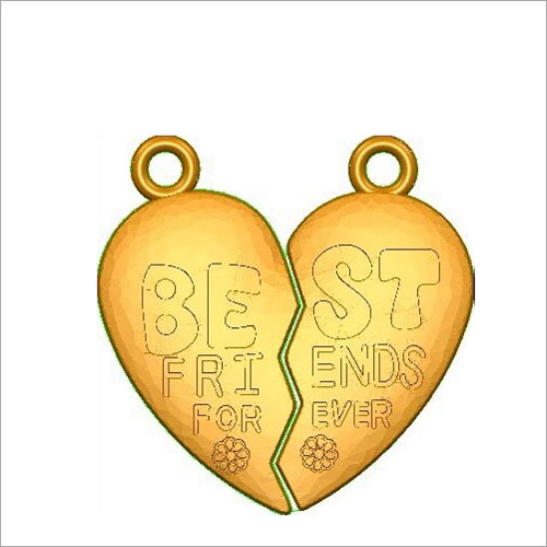 Heart Shape Gold Coated Locket Pendant