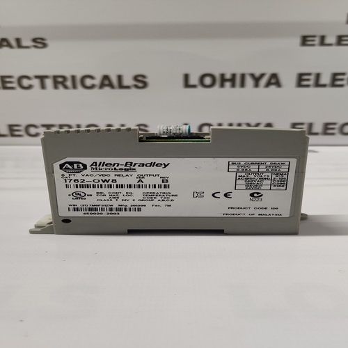 ALLEN BRADLEY 1762 OW8 MICROLOGIX 8 POINT VAC VDC OUTPUT MODULE