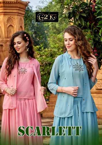 Scarlett Georgette Top Skirt Jacket Catalogue