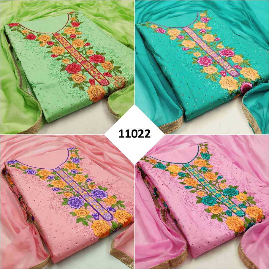 DRS 11022 Cotton Daily Wear Dress Materials