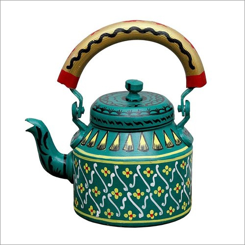 Tea Kettle Hand Painted