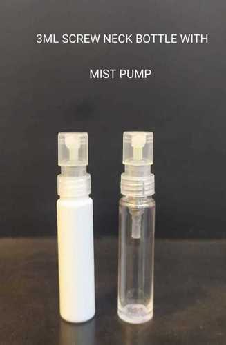 3ml Screw Neck Bottle With Mist Pump