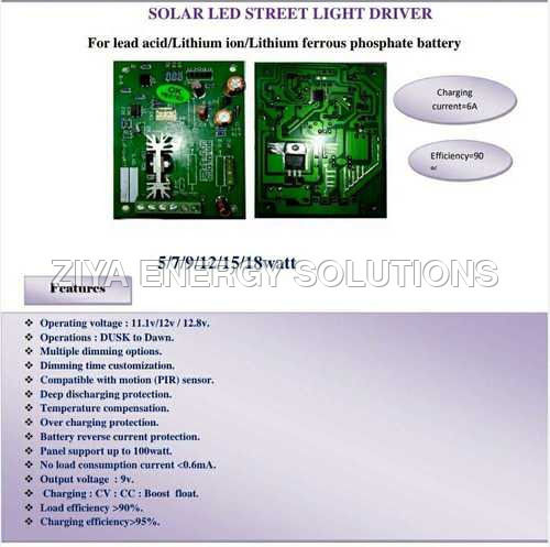 PWM Based Nuwaton Solar Street Light Driver