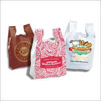 Printed Plastic T-shirt Bags