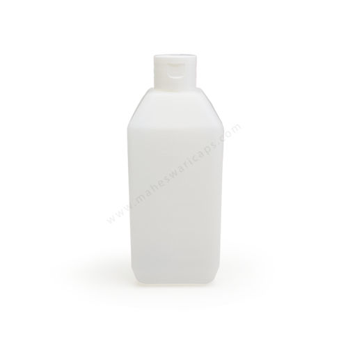 HDPE Square Sanitizer Bottle 500ml