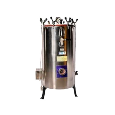Vertical Autoclave - Stainless Steel Construction, 220 Volt, Top Loading Design | Ideal for Hospitals, Operation Theaters, and Microbiology Laboratories