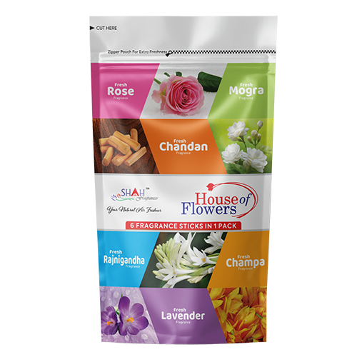 Laminated Material House Flower Aggarbatti Pouch