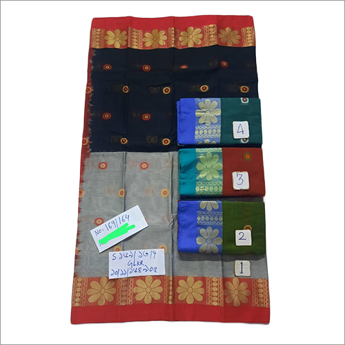 Multicolor Bangladesi Tant Saree