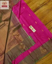 traditional silk saree border and pallu