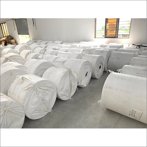 Industrial White PP Woven Fabric Roll