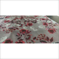 Red Floral Printed Fabric