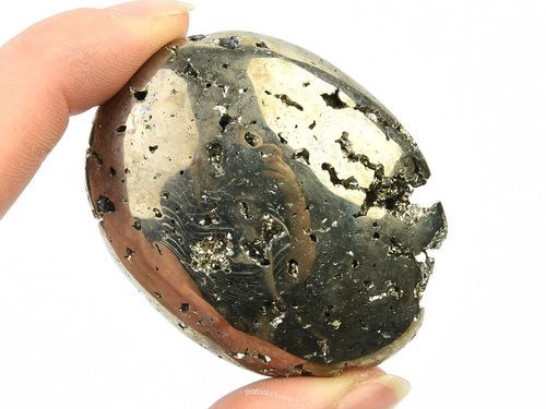 Pyrite Palm Stone