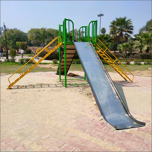 Outdoor Playground Straight Slide