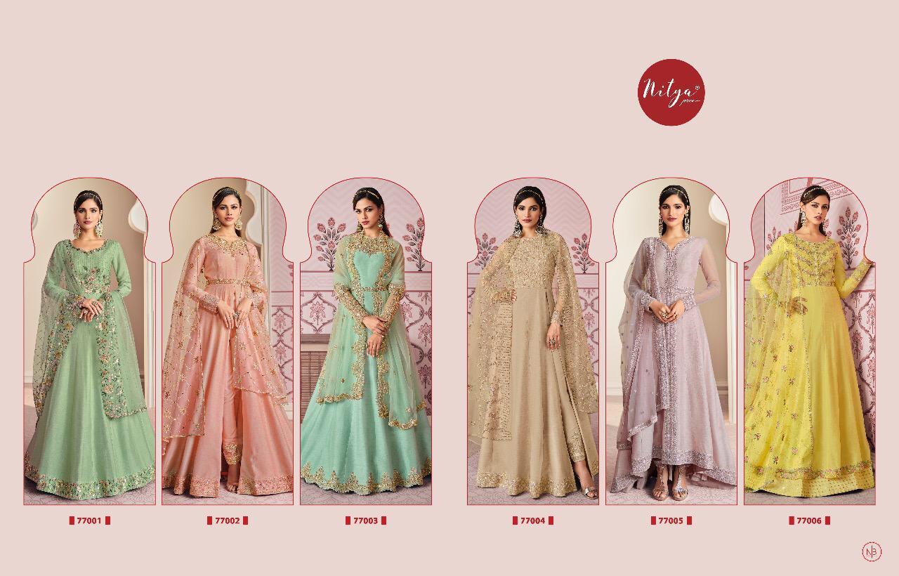 Nitya Vol 177 Russian Silk Salwar Suits Catalogue