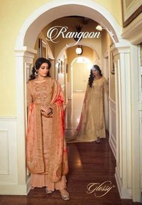 Rangoon Georgette Salwar Suits Catalogue Set