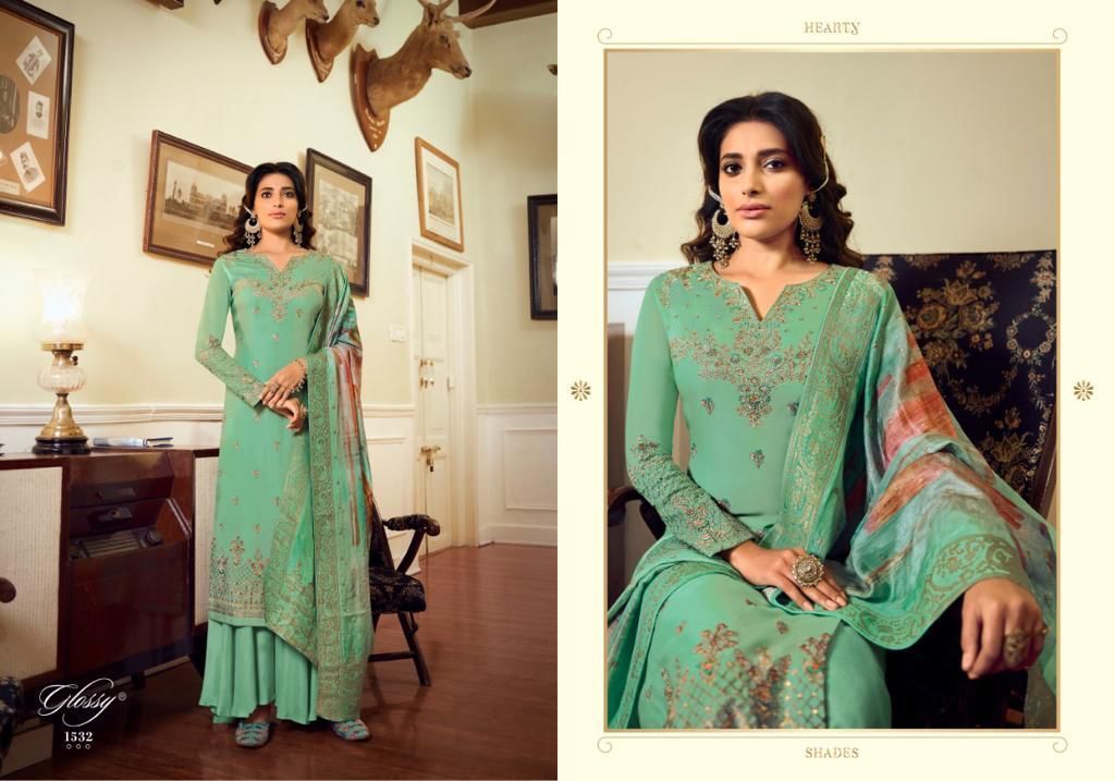 Rangoon Georgette Salwar Suits Catalogue Set