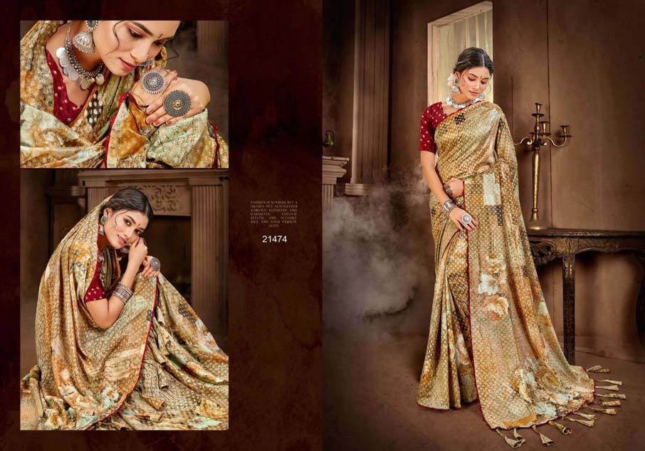 Paro Designer Embroidery Work Saree Catalogue Set