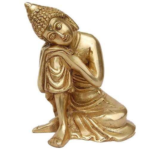 Lord Buddha Designer Murti of Brass by Aakrati