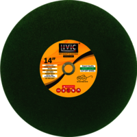 14 Inch Gold Line Single Net Green Color Cutting Wheel