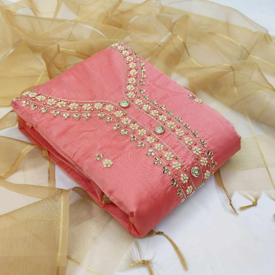 DRS  11051 Cotton Garment Dress Materials Set