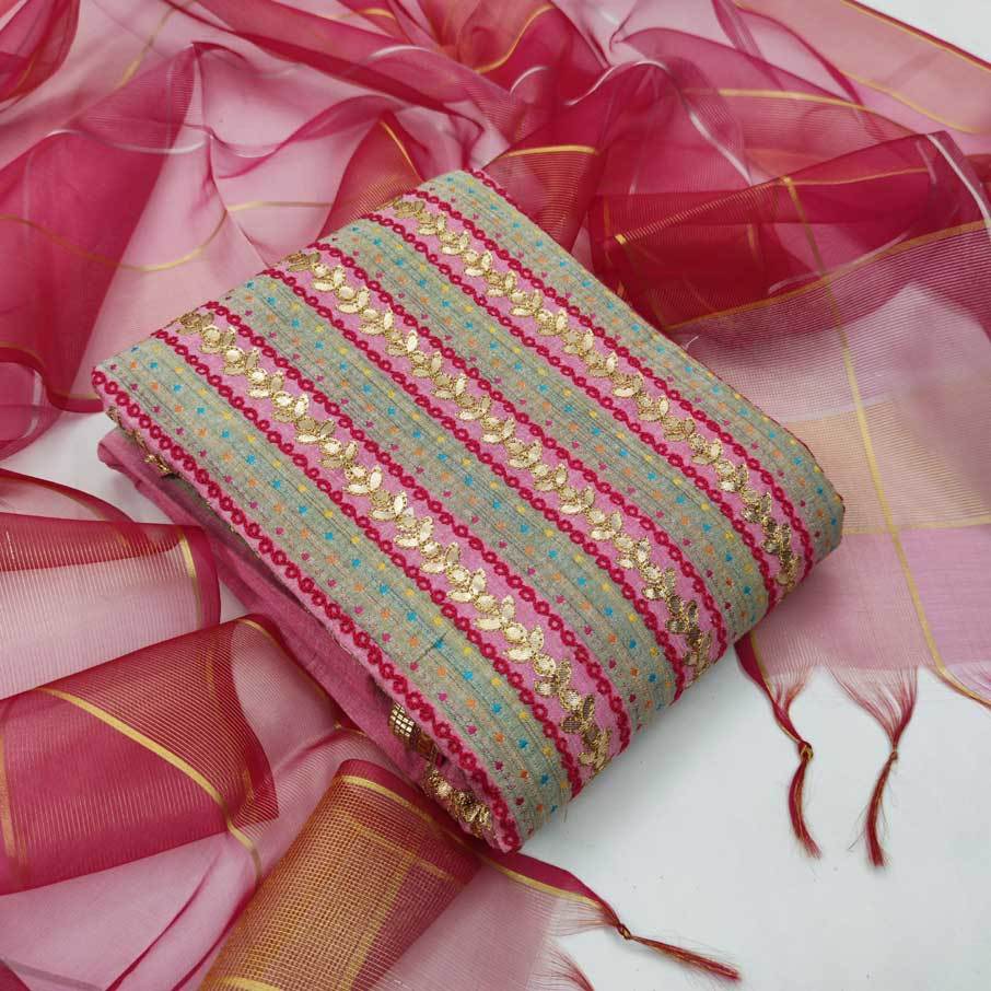 DRS  11051 Cotton Garment Dress Materials Set